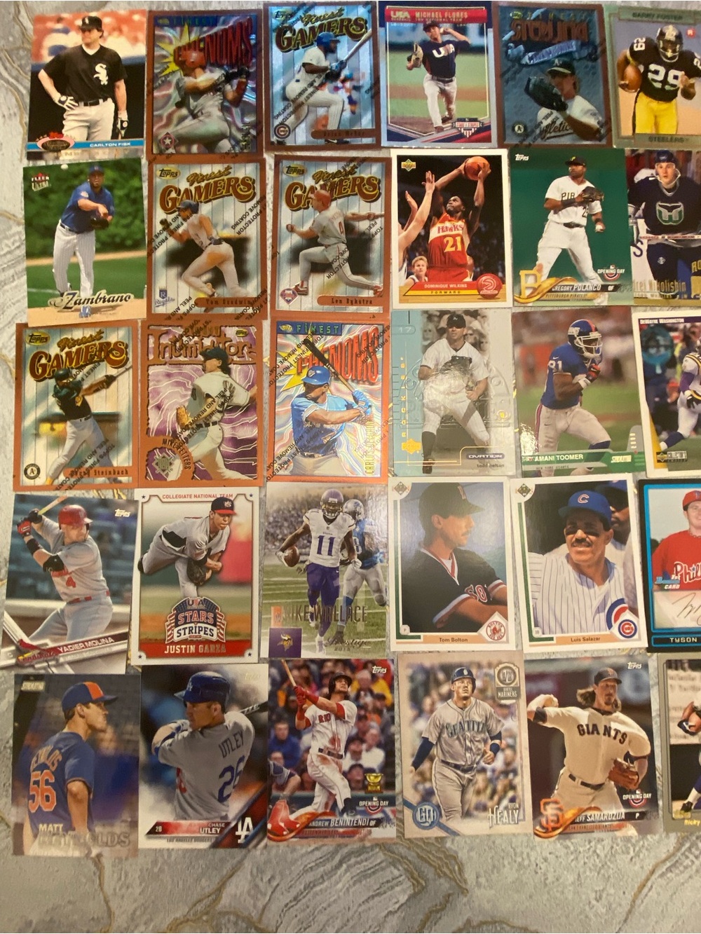 Assorted Trading Cards Pack - Multi-Color Sports Cards - Picture 2 of 4
